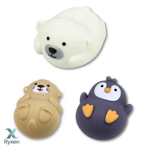 Zabawki Do Kąpieli Wydra Zwierzątka Zjeżdżalnia Kosz Sitko 10 el. LEAN TOYS