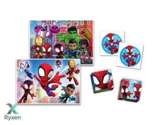 Zestaw Edukacyjny Puzzle Memo Klocki MARVEL SPIDEY Clementoni 18295 CLEMENTONI