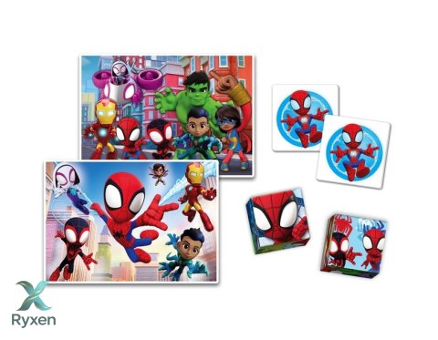 Zestaw Edukacyjny Puzzle Memo Klocki MARVEL SPIDEY Clementoni 18295 CLEMENTONI