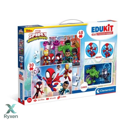 Zestaw Edukacyjny Puzzle Memo Klocki MARVEL SPIDEY Clementoni 18295 CLEMENTONI