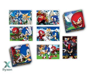 Zestaw Edukacyjny Puzzle Memo Klocki SONIC Clementoni 18318 CLEMENTONI