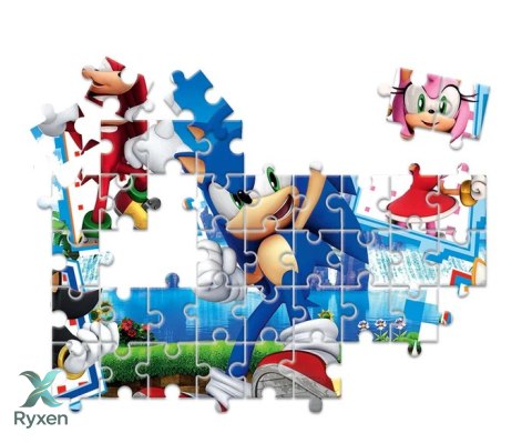 Zestaw Edukacyjny Puzzle Memo Klocki SONIC Clementoni 18318 CLEMENTONI