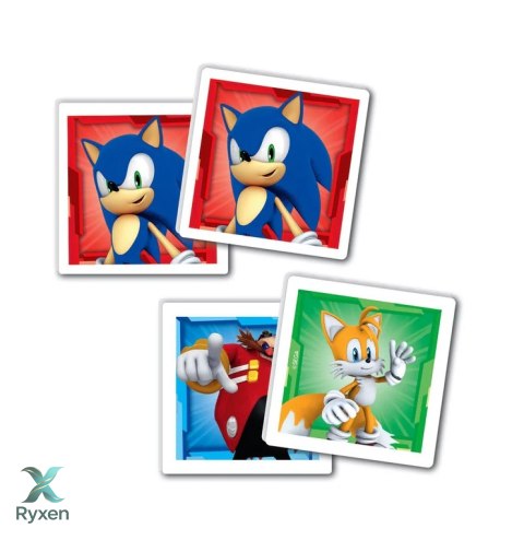 Zestaw Edukacyjny Puzzle Memo Klocki SONIC Clementoni 18318 CLEMENTONI