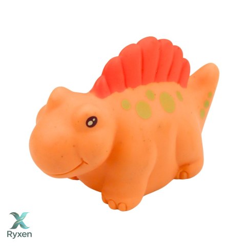 Zestaw Gumowe Dinozaury Edukacyjne Do Kąpieli Zabawy Pastelowe 6 szt. LEAN TOYS