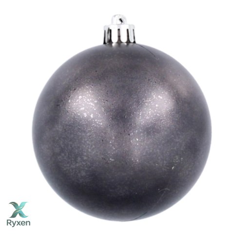 Ekskluzywna Bombka Choinkowa od Kamai Christmas Decoration® - Kolor Antracyt, Komplet 4 Sztuk Kamai Christmas Decorations