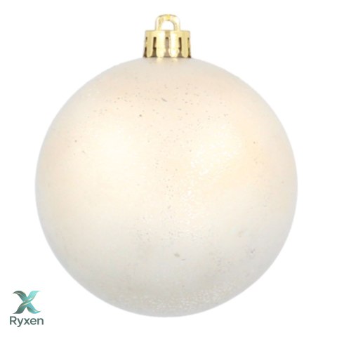 Ekskluzywna Bombka Choinkowa od Kamai Christmas Decoration® - Kolor Szampański, Komplet 4 Sztuk Kamai Christmas Decorations