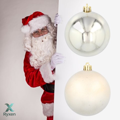 Ekskluzywna Bombka Choinkowa od Kamai Christmas Decoration® - Kolor Szampański, Komplet 4 Sztuk Kamai Christmas Decorations