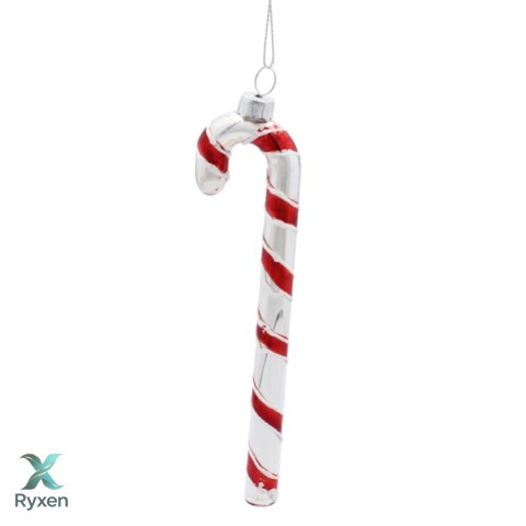Eleganckie Ozdoby Świąteczne "Laseczka Cukrowa" z Szkła od Kamai Christmas Decoration® Kamai Christmas Decorations