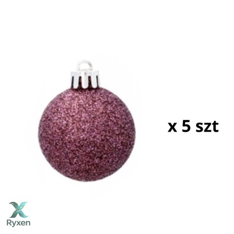 Komplet 19 Bombek Choinkowych Kamai Christmas Decoration® - Kolor Burgund z Gwiazdą na Czubek Kamai Christmas Decorations