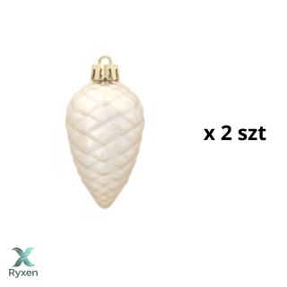 Komplet 19 Bombek Choinkowych Kamai Christmas Decoration® - Kolor Szampański z Gwiazdą na Czubek Kamai Christmas Decorations