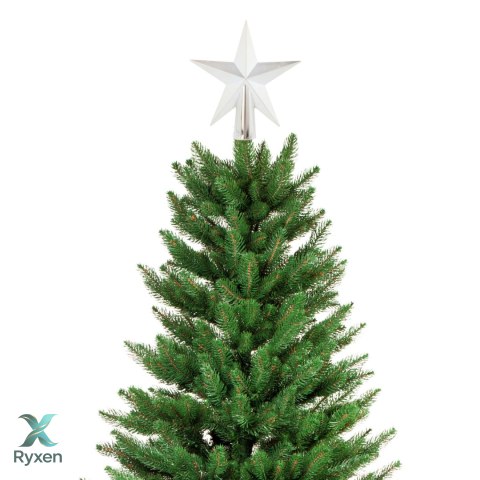 Komplet 19 Bombek Choinkowych Kamai Christmas Decoration® - Kolor Szampański z Gwiazdą na Czubek Kamai Christmas Decorations