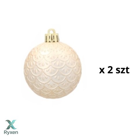 Komplet 19 Bombek Choinkowych Kamai Christmas Decoration® - Kolor Szampański z Gwiazdą na Czubek Kamai Christmas Decorations