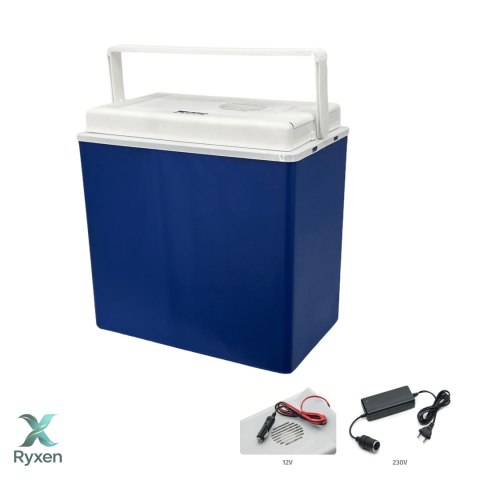 Lodówka samochodowa elektryczna 24L KAMAI ICEGO, zasilanie 12-230V, niebieska ICEGO