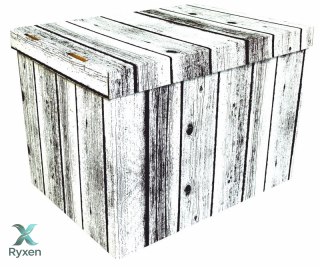 Pudełko dekoracyjne, porządkowe 320x250x185 mm DREWNO FLEXO Kamai