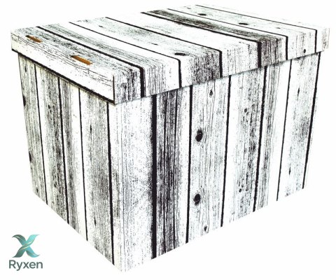 Pudełko dekoracyjne, porządkowe 320x250x185 mm DREWNO FLEXO Kamai