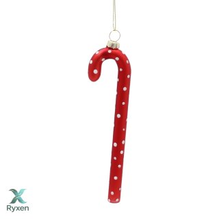 SZKLANA LASKA "Czerwone w Białe Kropki" od Kamai Christmas Decoration® Kamai Christmas Decorations
