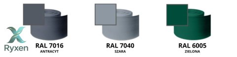 Taśma ogrodzeniowa PASKI 24 x 2,55mb CLASSIC 19cm PROTECTO™ GRAFIT + 48 klipsów GRATIS PROTECTO