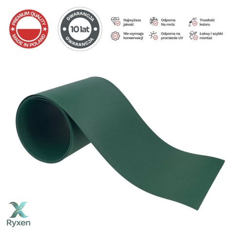 Taśma ogrodzeniowa PASKI 6 x 2,55mb BASIC 19cm PROTECTO™ ZIELONA + 12 klipsów GRATIS PROTECTO