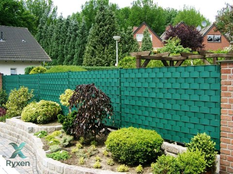 Taśma ogrodzeniowa PASKI 6 x 2,55mb BASIC 19cm PROTECTO™ ZIELONA + 12 klipsów GRATIS PROTECTO