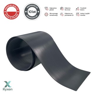 Taśma ogrodzeniowa PASKI 6 x 2,55mb CLASSIC 19cm PROTECTO™ GRAFIT + 12 klipsów GRATIS PROTECTO