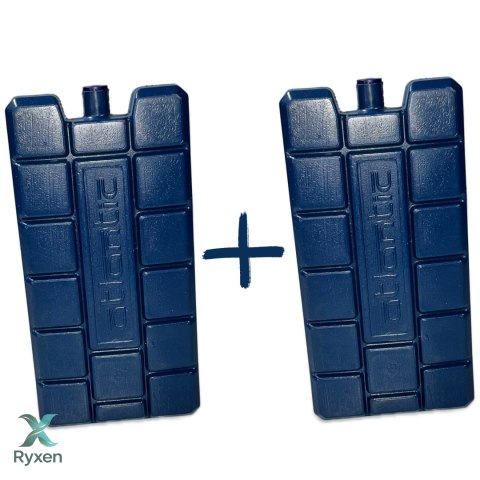 Wkłady mrożące zestaw 2 szt. po 240 ml, do lodówek turystycznych, nietoksyczne, wymiary 14,5x8 cm Kamai COOLBOX