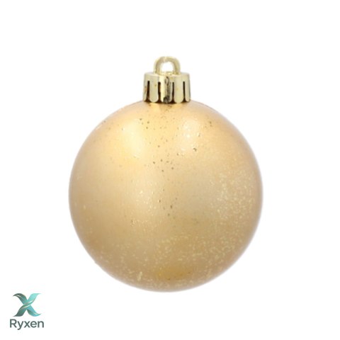 ZESTAW 3 EKSKLUZYWNYCH BOMBEK CHOINKOWYCH O RÓŻNYM WYGLĄDZIE. KOLOR: ZŁOTY Kamai Christmas Decorations