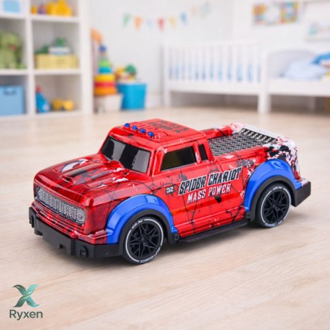 Auto Zdalnie Sterowane RC Terenowe Pająk Światła Czerwone LEAN TOYS