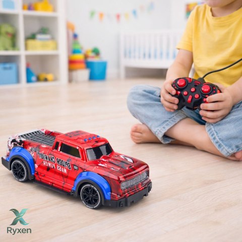 Auto Zdalnie Sterowane RC Terenowe Pająk Światła Czerwone LEAN TOYS
