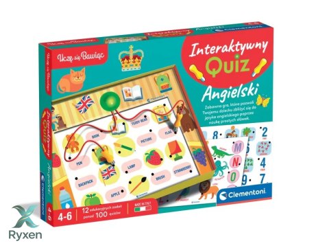 Gra edukacyjna Interaktywny Quiz Angielski Język Polski Clementoni 50943 CLEMENTONI
