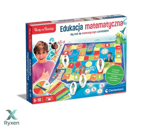 Gra planszowa Edukacja Matematyczna Uczę się Bawiąc Język Polski Clementoni 50778 CLEMENTONI