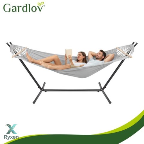 Hamak ogrodowy 200x150cm Gardlov ze stelażem 27293 ISO TRADE