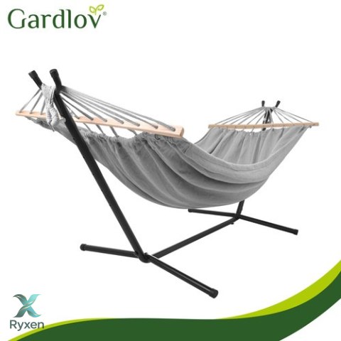 Hamak ogrodowy 200x150cm Gardlov ze stelażem 27293 ISO TRADE
