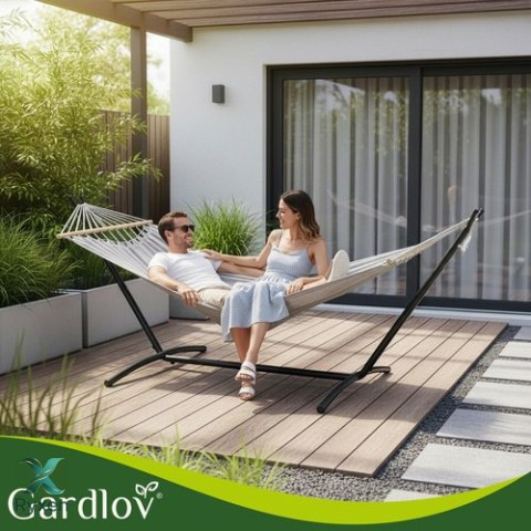 Hamak ogrodowy 200x150cm Gardlov ze stelażem 27293 ISO TRADE