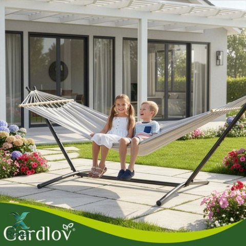 Hamak ogrodowy 200x150cm Gardlov ze stelażem 27293 ISO TRADE