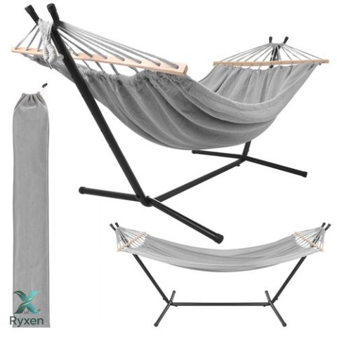 Hamak ogrodowy 200x150cm Gardlov ze stelażem 27293 ISO TRADE