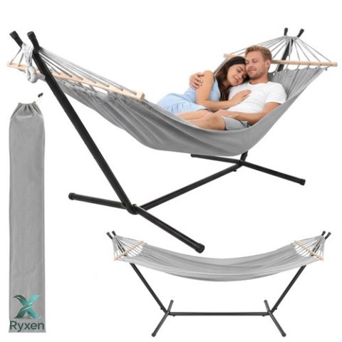 Hamak ogrodowy 200x150cm Gardlov ze stelażem 27293 ISO TRADE