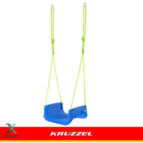 Huśtawka dla dzieci 3w1 zielono-niebieska Kruzzel KRUZZEL