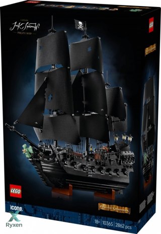 Klocki icons 10365 statek piracki kapitana jacka sparrowa LEGO