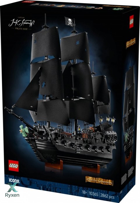 Klocki icons 10365 statek piracki kapitana jacka sparrowa LEGO
