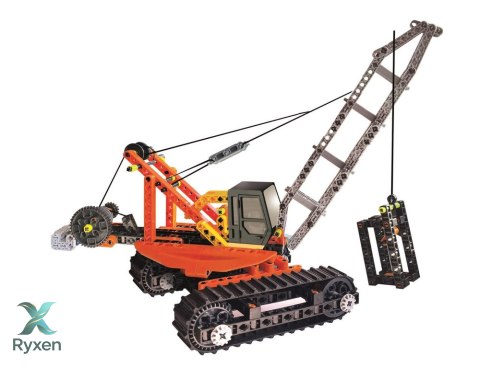 Naukowa Zabawa Laboratorium Mechaniki Dźwig Gąsienicowy Język Polski Clementoni 50402 CLEMENTONI