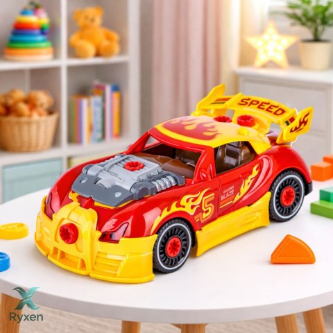 Zestaw Do Tuningu Auta Samochód Do Skręcania Wkrętarka Światła LEAN TOYS