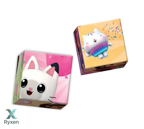 Zestaw Edukacyjny Puzzle Memo Klocki KOCI DOMEK GABI Clementoni 18319 CLEMENTONI