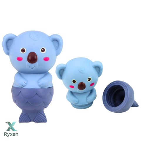 Zestaw Zabawki Do Kąpieli Zwierzątka Syrenki Gumowe 4 szt. LEAN TOYS