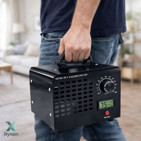 Generator Ozonu LEAN 60000 MG Ozonator Do Pomieszczeń Wyświetlacz LCD Timer LEAN