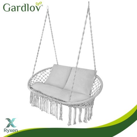 Huśtawka bocianie gniazdo podwójna szara Gardlov GARDLOV