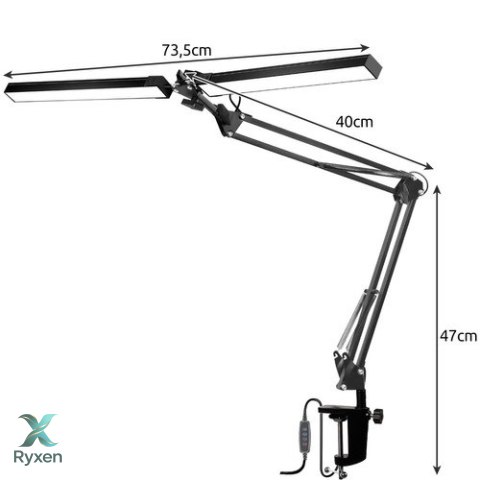 Lampka biurkowa kreślarska Izoxis 24223 IZOXIS