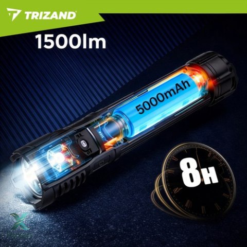Latarka taktyczna 1500lm Trizand 26949 TRIZAND