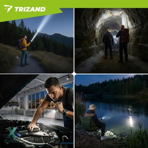 Latarka taktyczna 1500lm Trizand 26949 TRIZAND