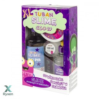 Masa plastyczna zestaw super slime - glow in the dark xl TUBAN