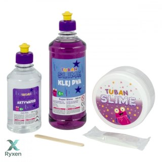 Masa plastyczna zestaw super slime - glow in the dark xl TUBAN